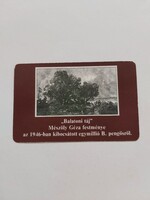 ORSZÁGOS TAKARÉKPÉNZTÁR 1978. évi kártyanaptár - "Balatoni táj" Mészöly Géza festménye