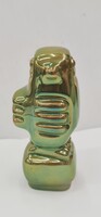 Zsolnay eozin art deco modern figura. Ritka 1 szárnyas db.!