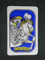 Kártyanaptár,Kincskereső irodalmi folyóirat újság gyerekeknek,grafikai rajzos,1983,  (1)