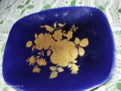 Hollóházi kobalt kék talka