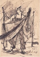 Z. Gács György (1914-1978): Halász.