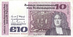 10 font pound pounds 1987 T.F. O'Cofaigh és M.F. Doyle Írország 1.