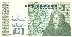 1 font pound 1989 M.F. Doyle és S.P. Cromien Írország