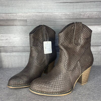 Fabs barna western bokacsizma 41