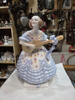 Herendi nagyméretű Déryné figura