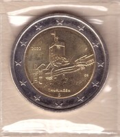 Németország 2 euró, 2022 - Türingia, Wartburg vár, Eisenach, F - Emlékérme