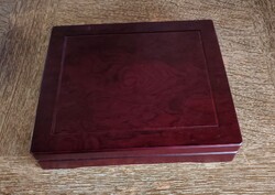 Coin holder box, wood