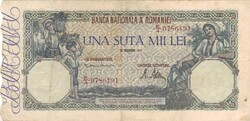 100000 százezer lei lej 1946.12.20. Románia 4.