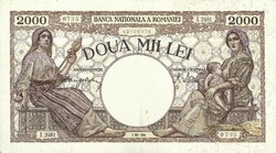 2000 lei lej 1944 05. 02. Románia