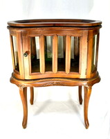 KLASSZIKUS FAZONNAL 2 AJTÓS ITAL SZERVÍZ VITRIN - BÁRSZEKRÉNY !