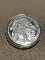 1 unciás 999-es Indian-Bison Usa Liberty érme