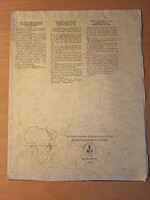 Gróf Teleki Sámuel felfedező utazásának (1887-88) eredeti útvonaltérképe