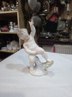 Herendi porcelán figura