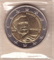 Németország 2 euró, 2018 - Helmut Schmidt születése, F - Emlékérme