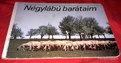 1970. Négylábú barátaim képes GYERMEK keménytáblás könyv a képek szerint POZSONY - MLADE LETA