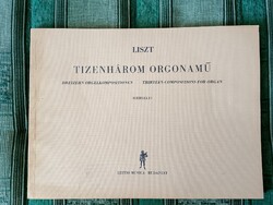 Liszt: Tizenhárom orgonamű - Kotta