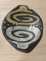 Gorka livia ceramic serving dish / decorative plate - with bird motif