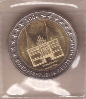 Németország 2 euró, 2006 - A Lübeck-i Erődkapu, Schleswig-Holstein, A - Emlékérme