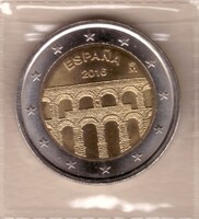 Spanyolország 2 euró, 2016 - A Segovia-i akvadukt - Emlékérme