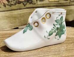 Herendi Apponyi mintás (AV) porcelán cipőcske