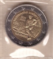 Szlovákia 2 euró, 2025 - Az első nemzetközi sporttorna Szlovákiában - Emlékérme