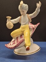 Hollóházi Aladin porcelán figura