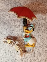 Vintage szovjet Donald kacsa falilámpa