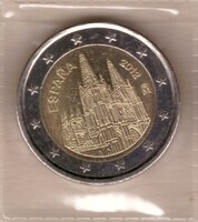 Spanyolország 2 euró, 2012 - Burgosi székesegyház - Emlékérme