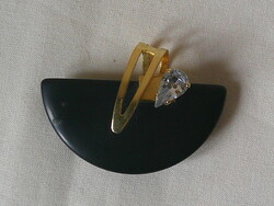 Retro bizsu kitűző, bross, kalapdísz