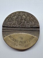 Ligeti Erika: XII. Miskolci Filmfesztivál bronz plakett - 1971.