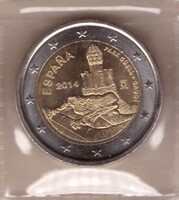 Spanyolország 2 euró, 2014 - Park Güell - Emlékérme