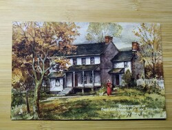 Régi művészlap, Raphael Tuck & Sons lap,  Valley Forge Pennsylvania Postcard, feladva 1911