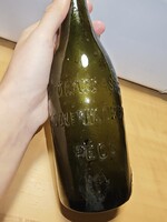 Mezőgazdasági Részvénysörgyár Pécs 0.45l" zöld sörösüveg