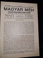 1938, a Magyar Méh c ritka méhészeti lap egy száma