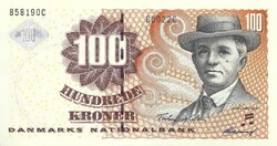 100 kroner korona 2004 Dánia Gyönyörű 1.