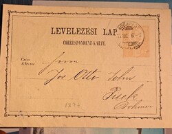1874 Pest levelezőlap – Elisabeth gőzmalom árjegyzék, postatörténeti ritkaság”