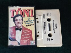 Tóni: Ex Express slágerek kazetta - Ép sorsjeggyel, évszámos nyomat (1990-00').