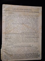 1935, illegális kommunista brosúra, betiltott, nagyon ritka!