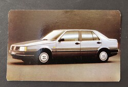 Fiat autó kártyanaptár 1990