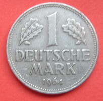 Német /NSZK / 1 márka 1964 D
