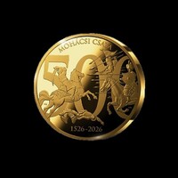 SZÍNARANNYAL BEVONT CSODÁLATOS EMLÉKÉREM - A MOHÁCSI CSATA 500 ÉVFORDULÓJÁRA