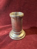 Ezüstözött alpakka fogvájótartó 251017