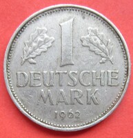 Német /NSZK / 1 márka 1962 D