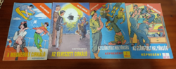 Rejtő Jenő (P. Howard) klasszikus kalandregényeinek képregényes vàltozata.