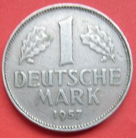 Német /NSZK / 1 márka 1957 F