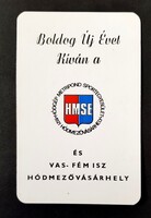 HÓDGÉP-METRIPOND SE Hódmezővásárhely Sport kártyanaptár 1981