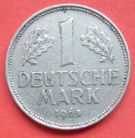 Német /NSZK / 1 márka 1963 D