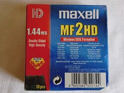 Maxell MF2HD bontatlan 1,44MB 10 darabos csomag