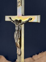Nehéz réz/bronz feszület ( 24 cm )