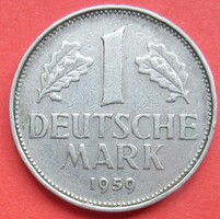 Német /NSZK / 1 márka 1959 F